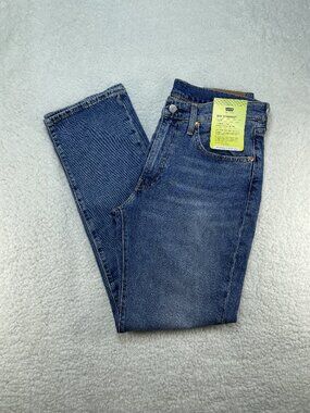 Levis Jeans 514 Mens 32x32 Blue Flex Performance Mid Rise Straight Leg NWT
